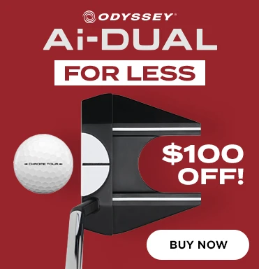 INSTANT SAVINGS: $100 OFF Select Odyssey AI-One Putters - Shop Now!