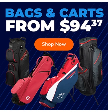 Our Cost Golf Bag & Cart Deals Starting At ONLY $94.37! Shop Now!
