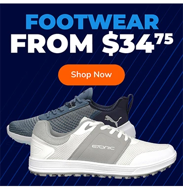 Our Cost Golf Shoe And Footwear Deals Starting At ONLY $34.75! Shop Now!
