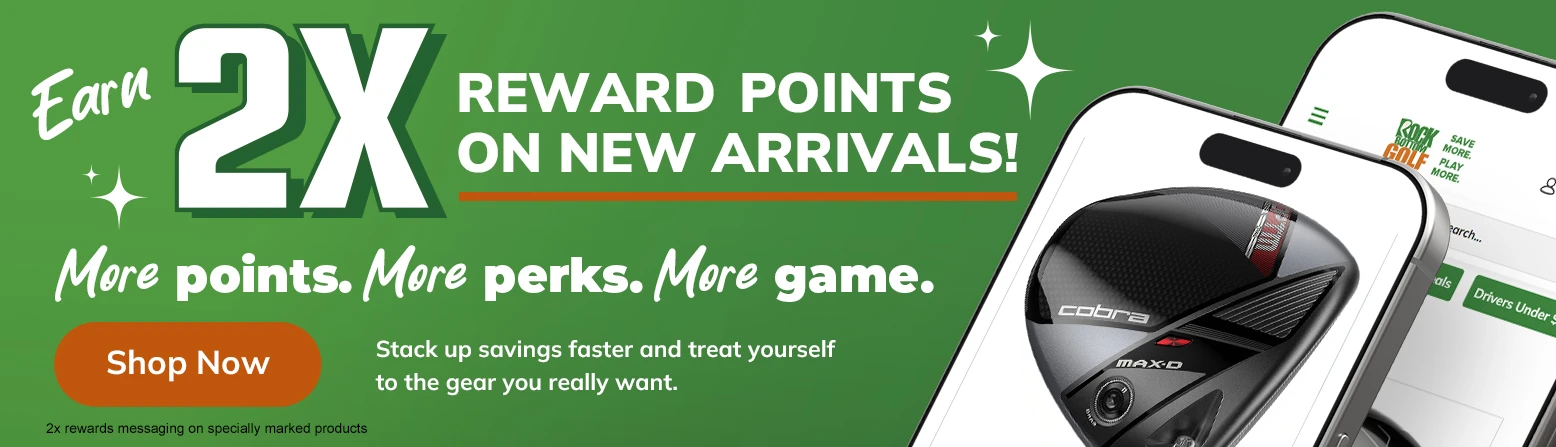 Earn Rock Bottom Golf Rewards Today! Learn More!