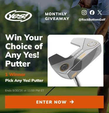 Sign Up For Your Chance To Win Rock Bottom Golf's Giveaway! Enter Now!