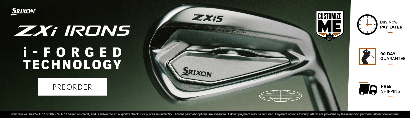 Srixon Zxi Irons Pre-Sale! Shop Now!