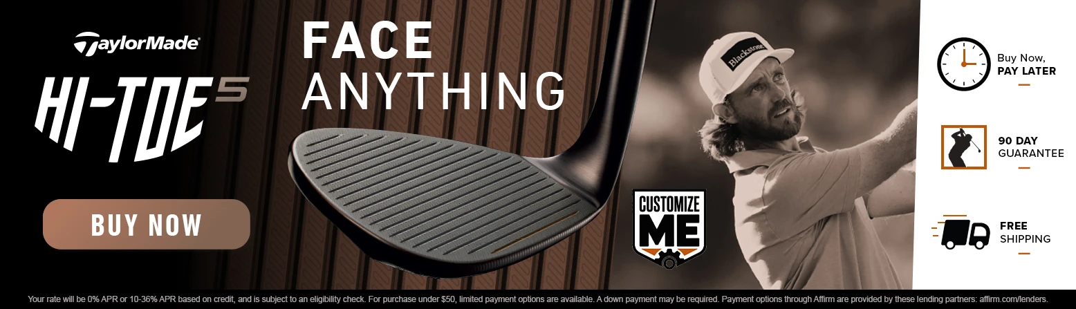 TaylorMade Hi Toe 5 Golf Wedges Now Available! Shop Now!