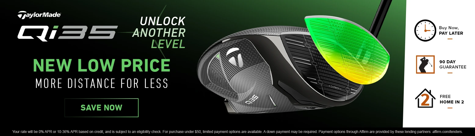 New Low Price On TaylorMade Qi35 Clubs! Shop Now!