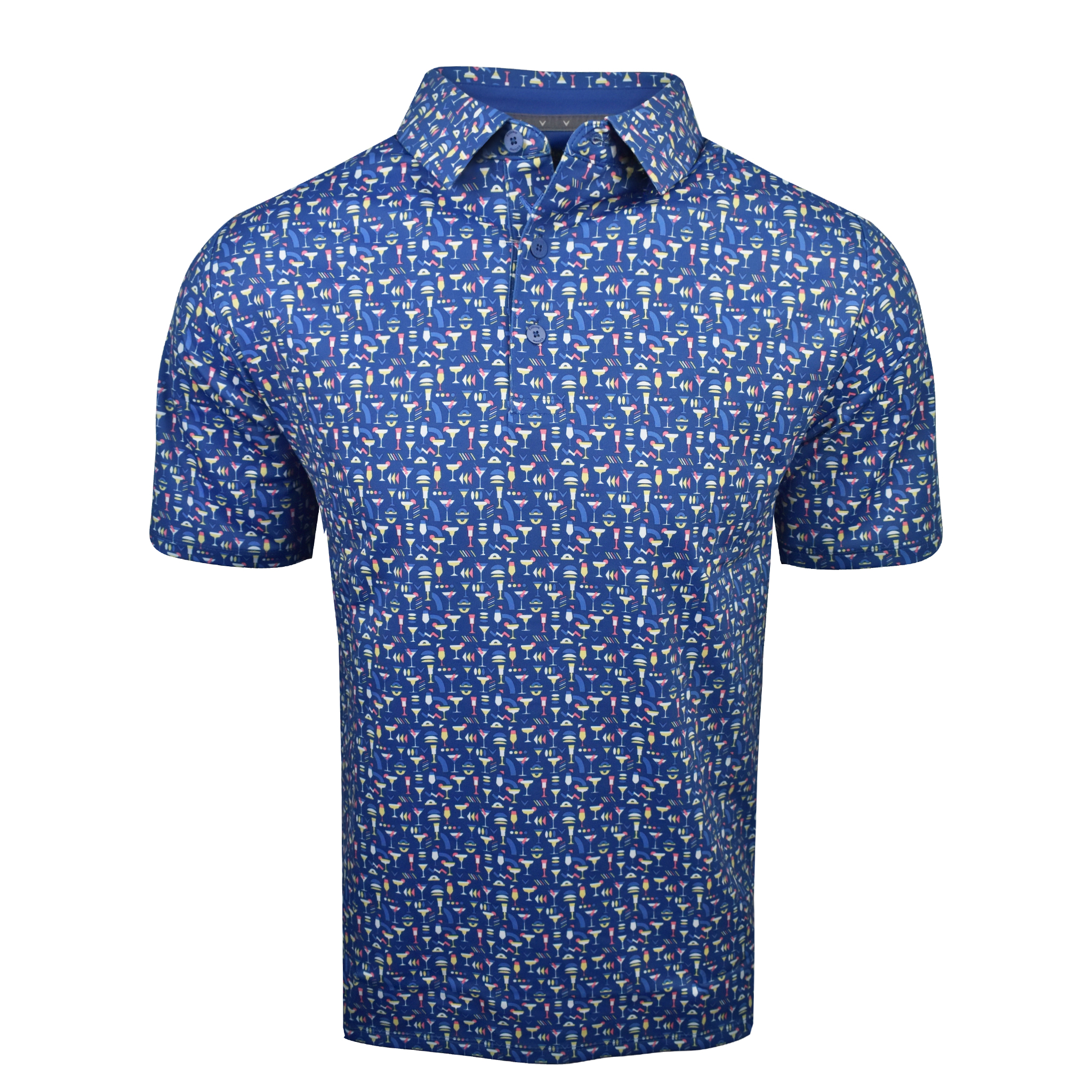 Callaway Golf Cocktail Print Polo
