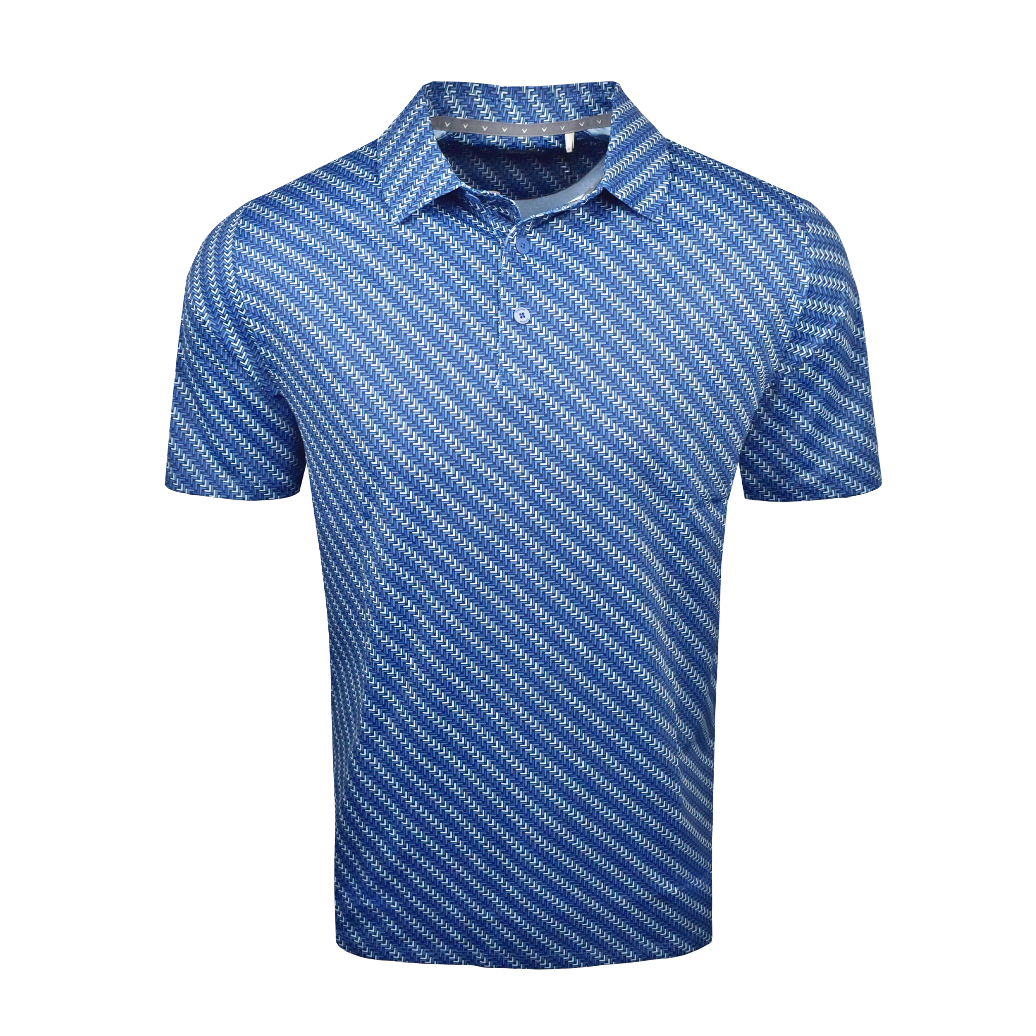 Callaway Golf Chevron Twill Print Polo
