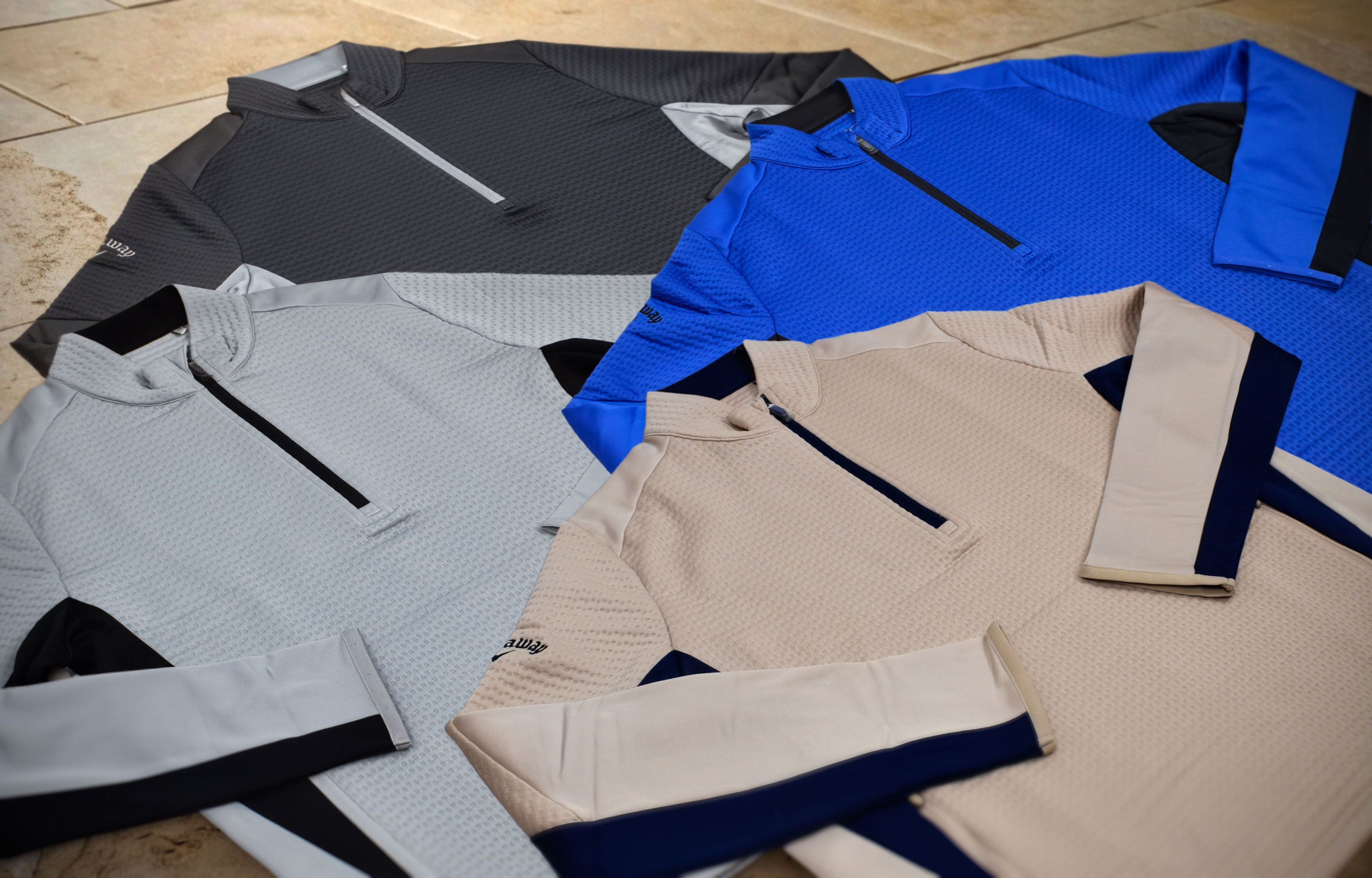 Midweight Textured 1/4 Zip Pullover