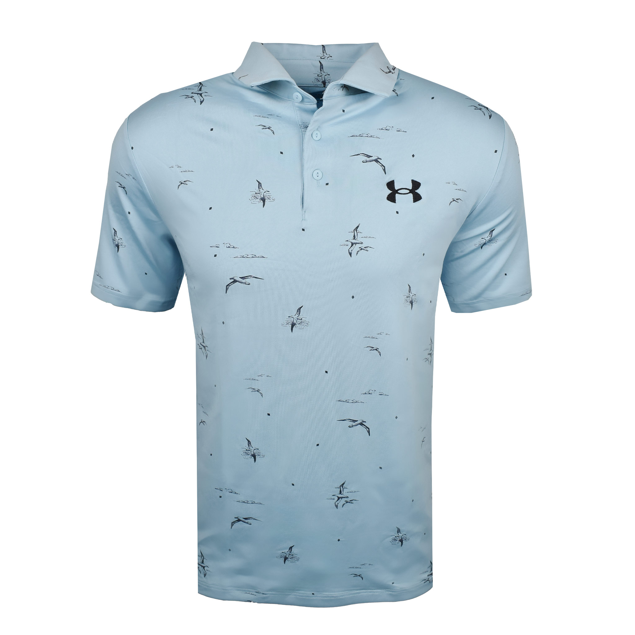 Under Armour Golf Playoff 3.0 Albatross Print Polo Blizzard Extra Large