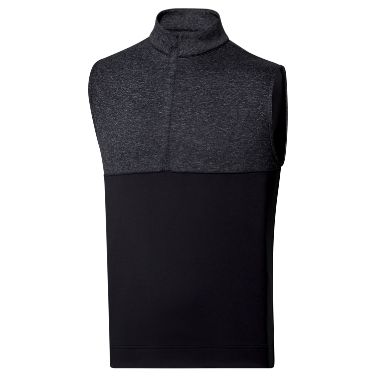 Heather Yoke 1/2 Zip Vest