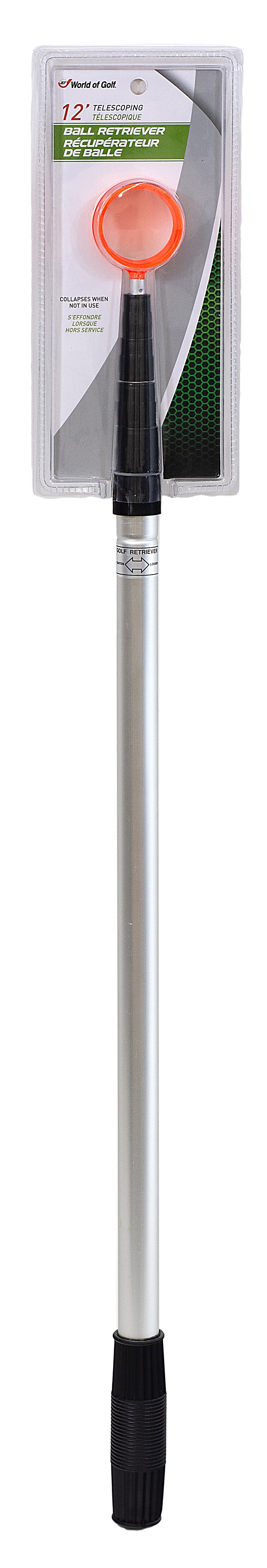 12' Telescoping Ball Retriever With Orange Head