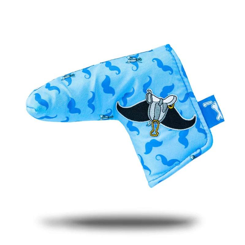 Bogey Bros Golf Mustache Ride Blade Putter Headcover