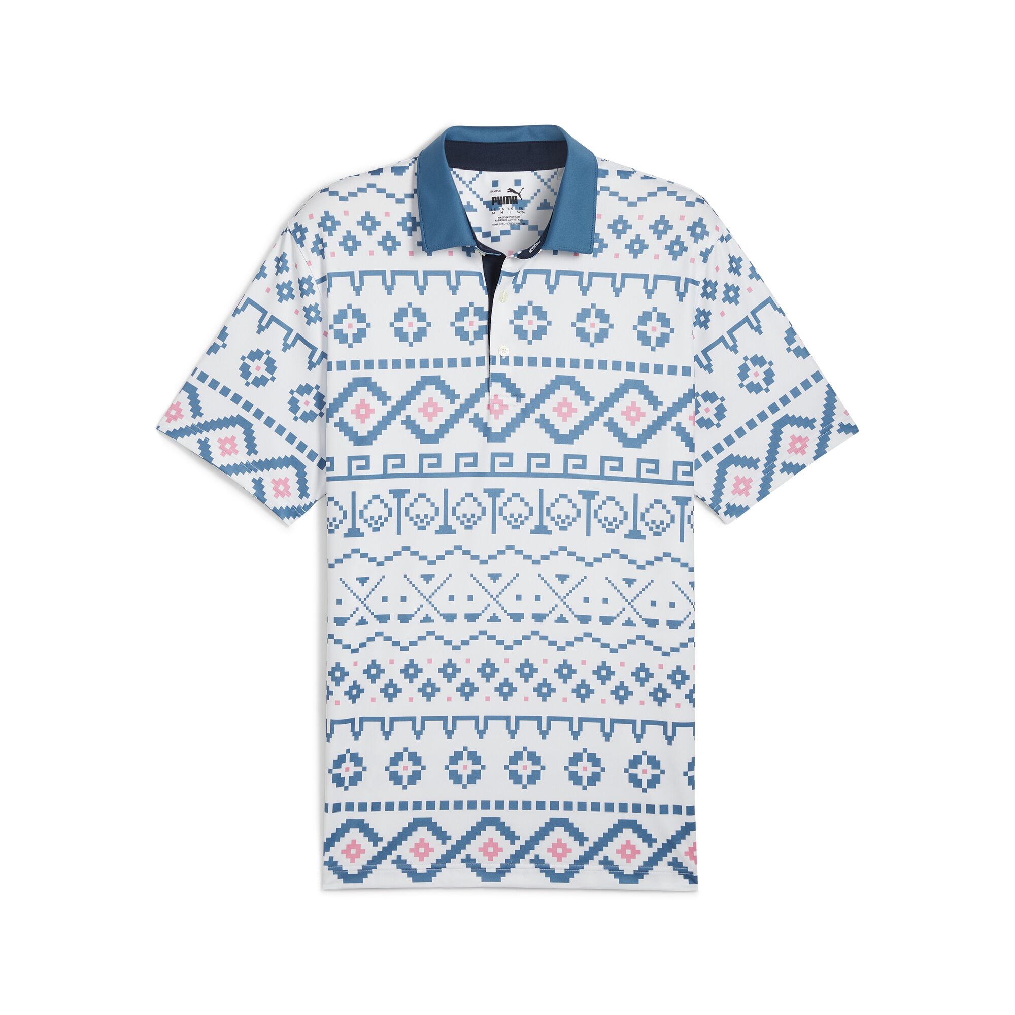 Fair Isle Print Polo