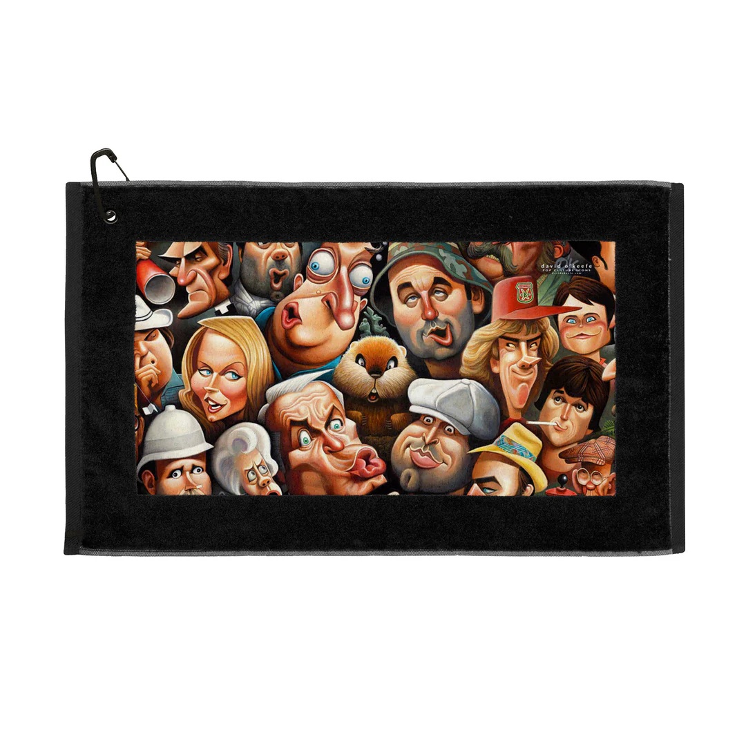 The Caddyshack Series Faces Hi-Def Edge Towel