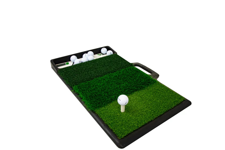 3-Tier Practice Mat W/ Ball Tray