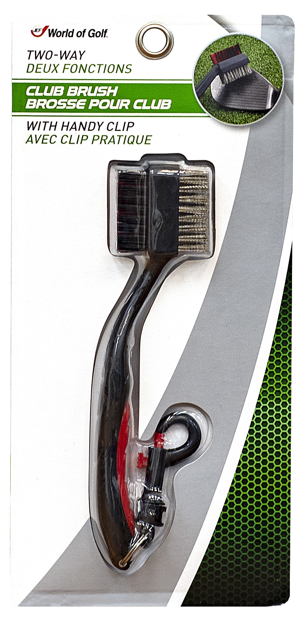 Two Way Club Jef World Of Golf Two-Way Club Brush | RockBottomGolf.com