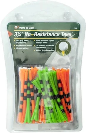 Jef World of Golf No-Resistance Height Control Tees Jef World of Golf No-Resistance Height Control Tees