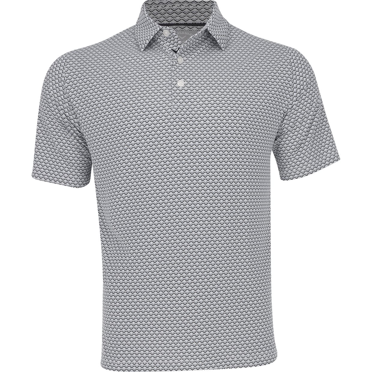 Callaway Golf All Over Gradient Chevron Print Polo