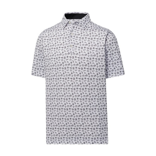 FootJoy MEN'S Canada Print Lisle Self Collar