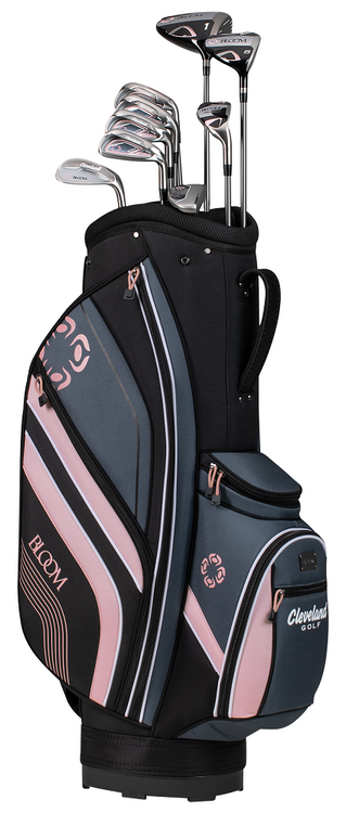 Ladies Cleveland Golf Bloom Complete Set W/Bag