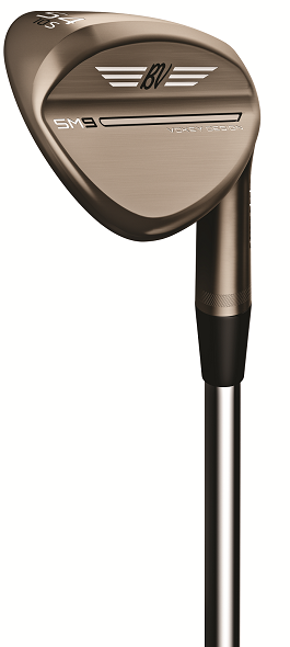 Titleist Golf Vokey SM9 Brushed Steel T Grind Wedge