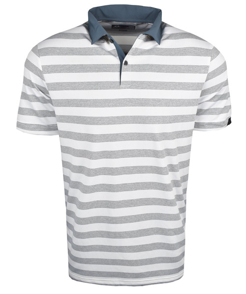 Oakley Golf Blurred Stripe Polo | RockBottomGolf.com