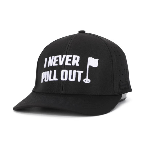 Bogey Bros Golf I Never Pull Out Performance Fitted Golf Hat