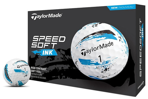 TaylorMade SpeedSoft Ink Golf Balls | RockBottomGolf.com