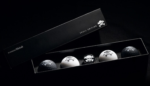 【限定品】Volvik Skull Edition ゴルフボールマーカー2セット Volvik Golf Skull Edition Vivid Gift Set | RockBottomGolf.com