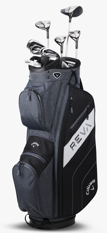 Set De Clubs De Golf Callaway Ladies REVA 9 Pièces 2025 - Driver, Bois, Fer, Putter, Rose