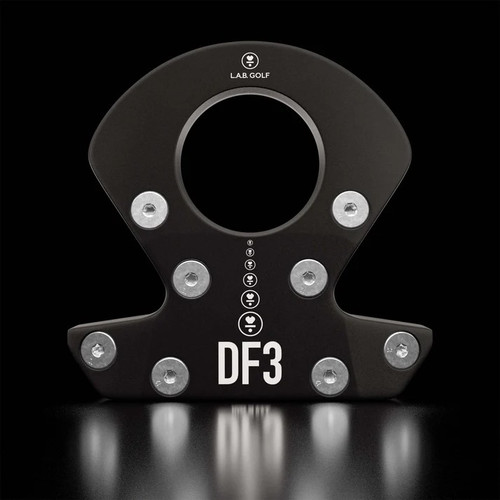 L.A.B. Golf DF3 Black Putter Left Handed | RockBottomGolf.com