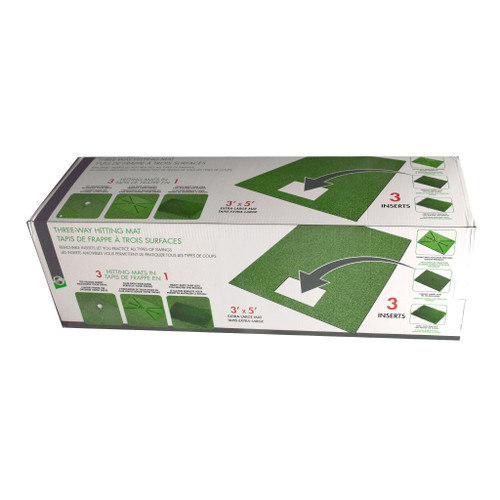 Jef World of Golf 3'x5' Mat with 3 Inserts | RockBottomGolf.com