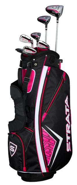 Ladies Strata Golf 11 Piece Complete Set W/Bag Left Handed