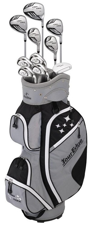 Ladies Tour Edge Golf Lady Edge Full Set W/Cart Bag