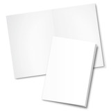 An A5 gift card in white, featuring a blank space with a smooth finish. It includes a logo.
