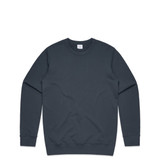 A dark teal crew jumper featuring long sleeves and a classic round neckline. Branding is present.