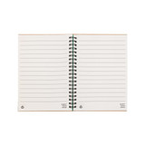 A Stone Paper Notebook featuring blank lined pages and a spiral binding.