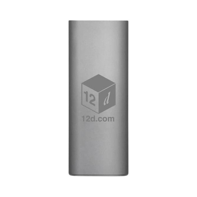 A grey precision tool kit with a sleek design featuring a logo. Ideal for carrying handy tools.