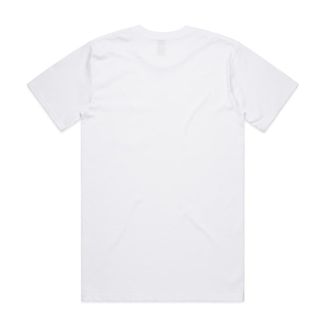 A white Classic Pocket Tee with a simple design, featuring a logo and no visible text on the back.