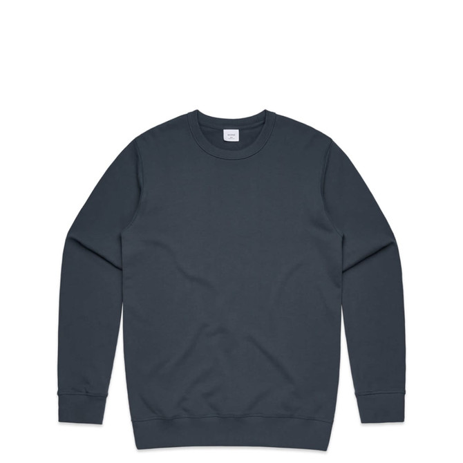 A dark teal crew jumper featuring long sleeves and a classic round neckline. Branding is present.