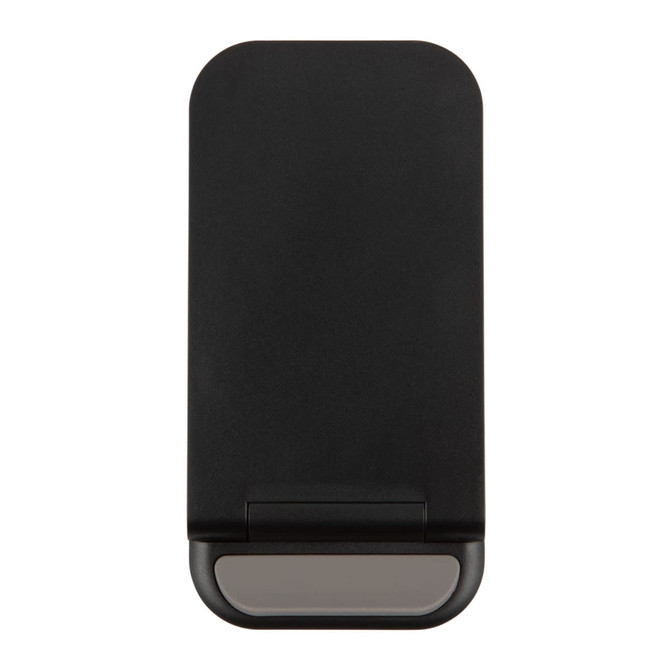 A sleek black Dune Fast Wireless Charger with a compact design and a smooth surface for charging devices.