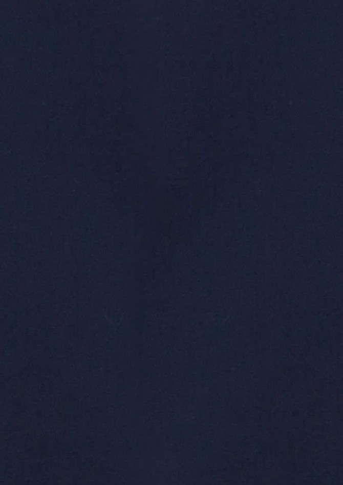 A dark navy blue fabric swatch featuring a smooth texture, suitable for a button-up shirt.