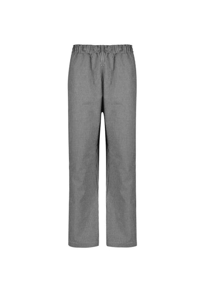 A pair of women's dash pants in a black and white striped pattern, featuring an elasticated waistband.