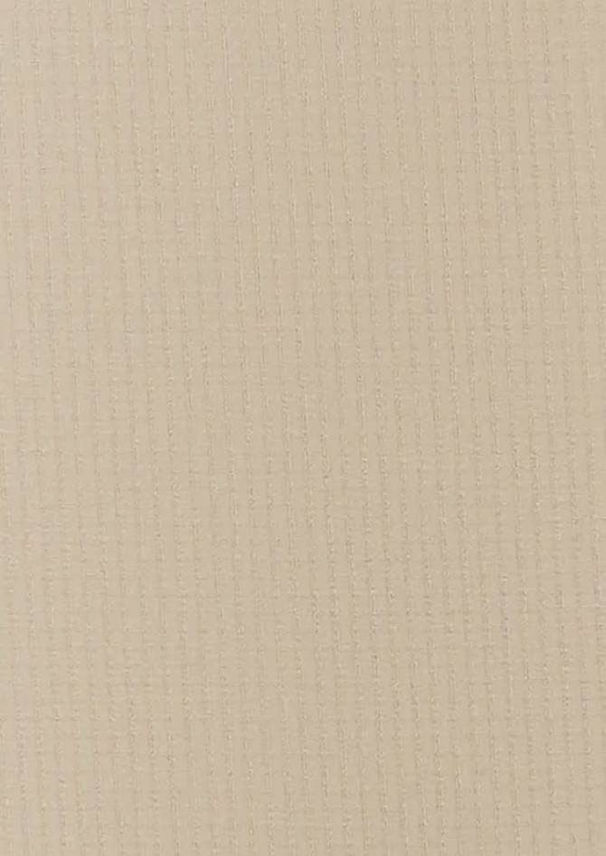 A textured fabric swatch in a light beige hue, featuring a subtle woven pattern.