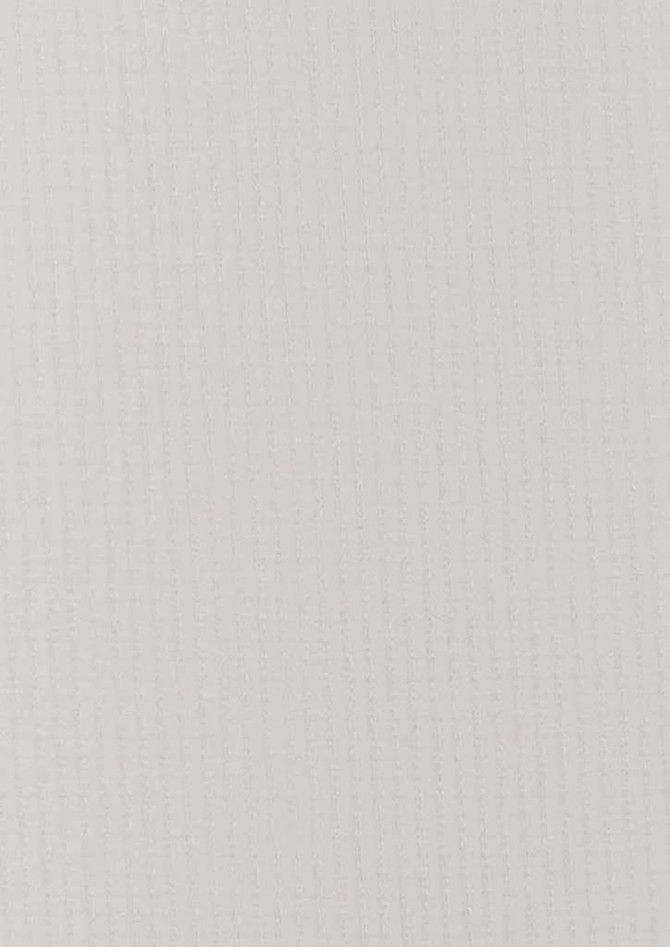 A white short sleeve button-up shirt with a textured fabric. It features a logo on one side.