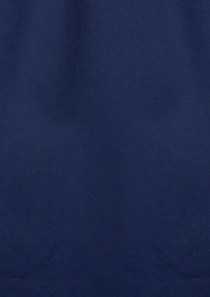 A long sleeve women's work shirt in navy blue with an embroidered logo. Ideal for workwear purposes.
