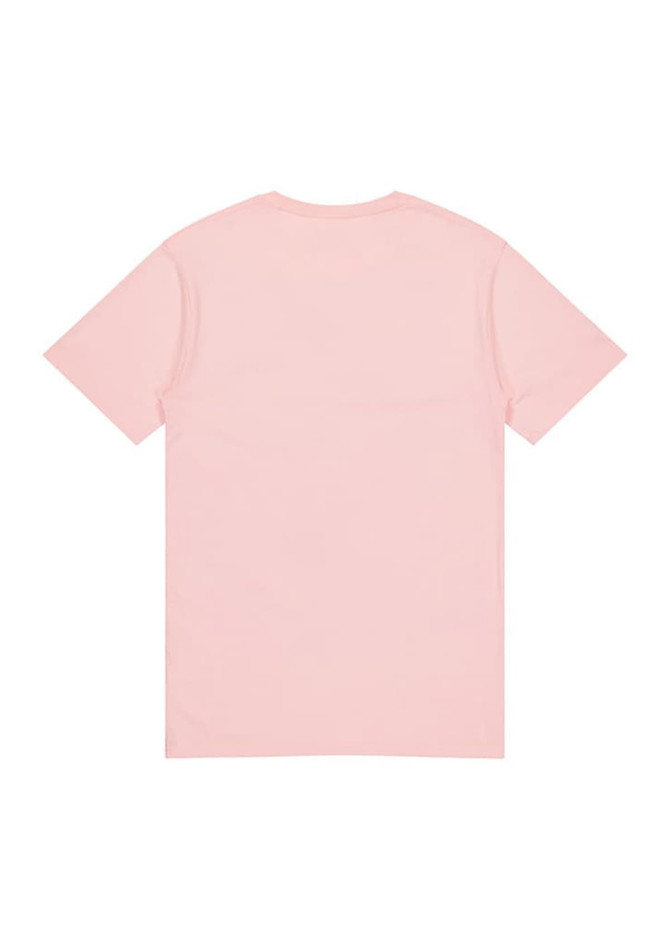 A pink short sleeve T-shirt with a simple design and no visible logos or text.