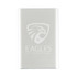A silver USB 3.0 hard drive featuring a logo on the front, sleek and compact in design.