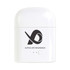 A white charging case for true wireless earphones with a branding logo on the front.