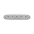 A grey cable organiser made from RPET material featuring multiple slots for holding cables. It has a simple, textured design.