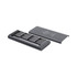 A precision tool kit in a grey case, featuring various tools and a logo on the cover.